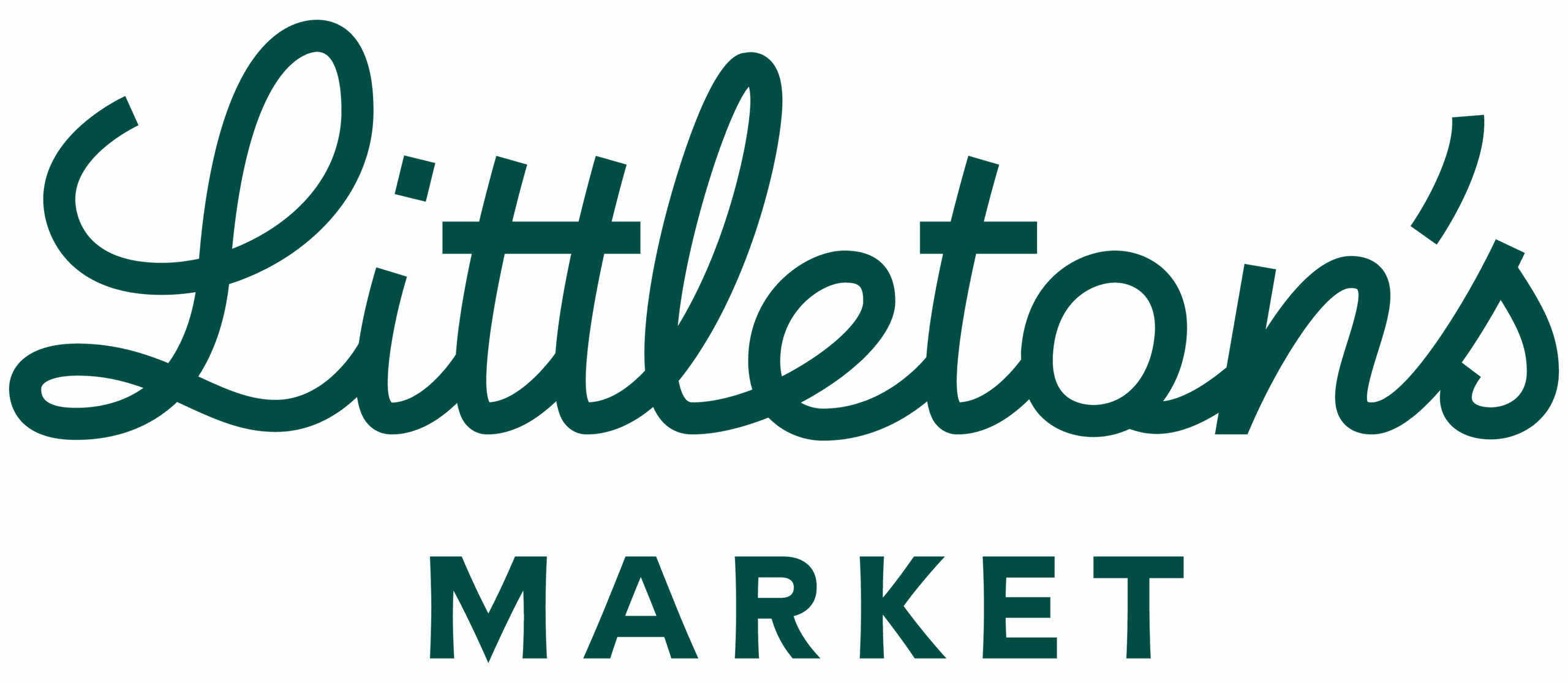 Littletons_Market_Monoline_Teal Littletons_Market_Monoline_Teal